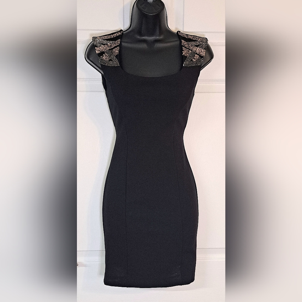 Guess Los Angeles Black Bodycon Dress